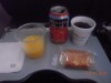 Frühstück bei US Airways in der Economy Class
