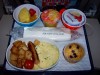 Frühstück bei Air New Zealand in der Economy Class