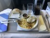 Mittagessen bei Air France in der Business Class