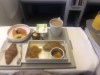 Frühstück bei Air France in der Business Class