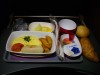 Frühstück bei Thai Airways in der Economy Class